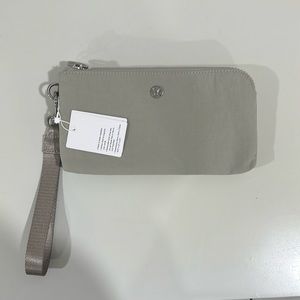 Brand New Lululemon Curved Wristlet - Gray